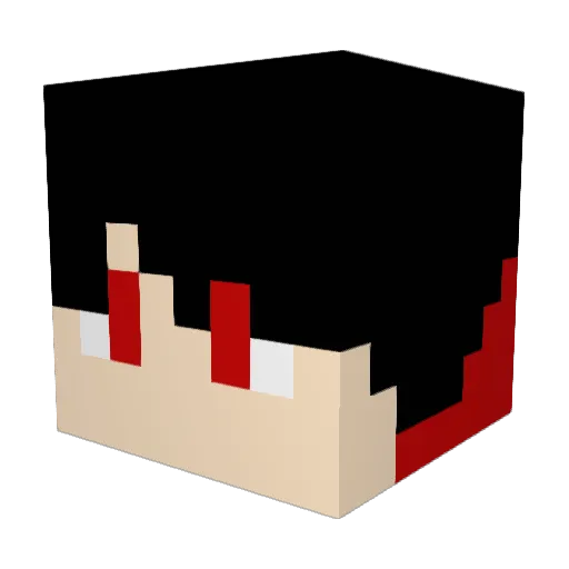 MASAMITAKAHARA Minecraft avatar head, 3D render