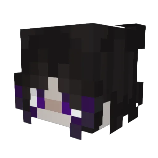 MASKEDJASSY Minecraft avatar head, 3D render
