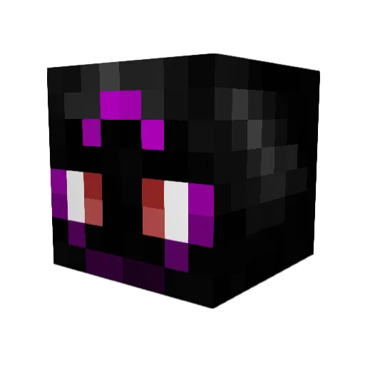MASK_1908 Minecraft avatar head, 3D render