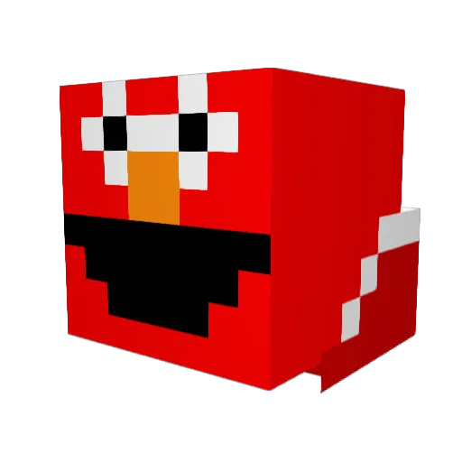 MASPANCAKE Minecraft avatar head, 3D render