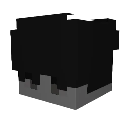 MASSENMORDE Minecraft avatar head, 3D render