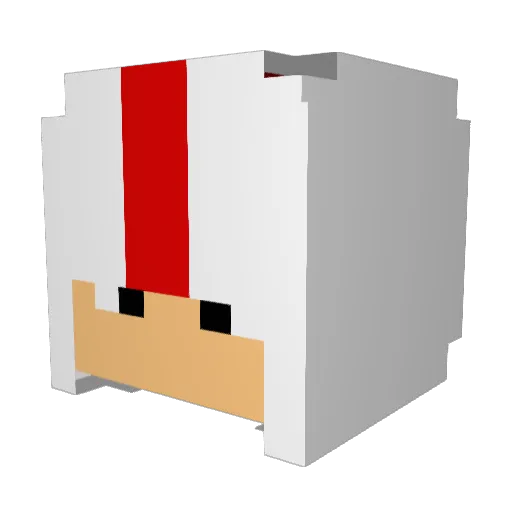 MASSEYZIM Minecraft avatar head, 3D render
