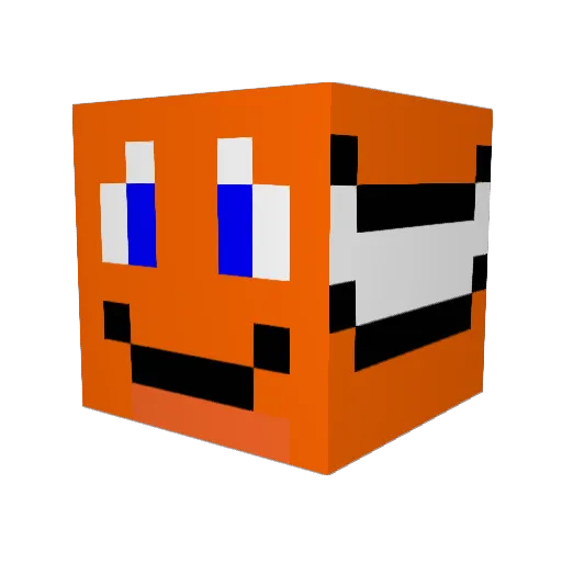 MASSIVE_BAWS Minecraft avatar head, 3D render