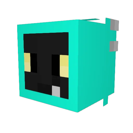 MASSIVEegg_ Minecraft avatar head, 3D render