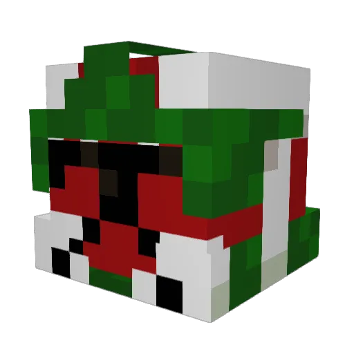 MATEILEGO Minecraft avatar head, 3D render