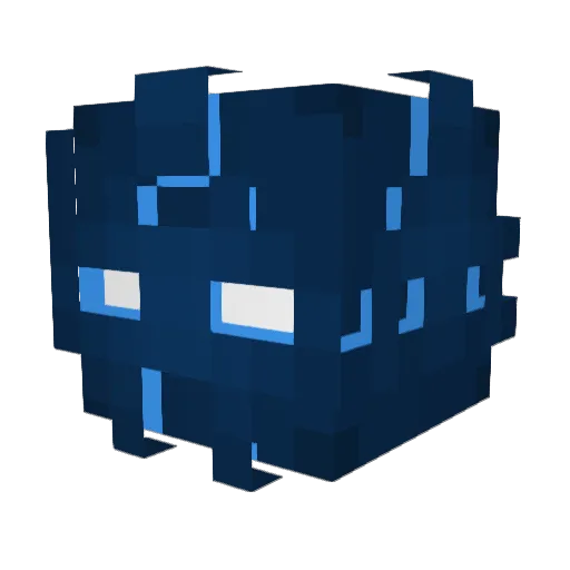 MATF Minecraft avatar head, 3D render