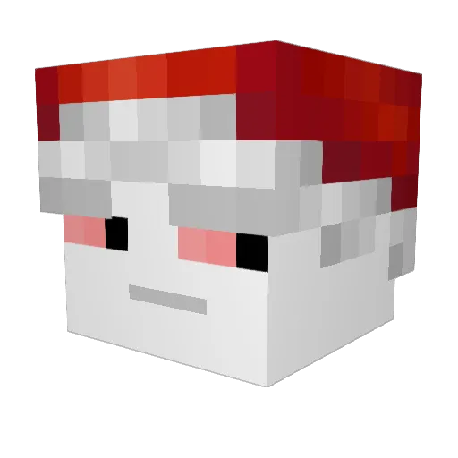 MATHAKTROVAO Minecraft avatar head, 3D render