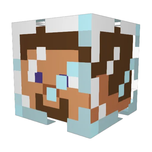 MATHIAS_L1C Minecraft avatar head, 3D render
