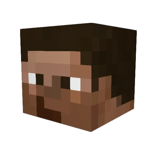 MATIC2001 Minecraft avatar head, 3D render