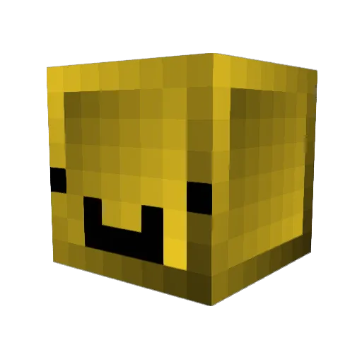 MATOBOU Minecraft avatar head, 3D render