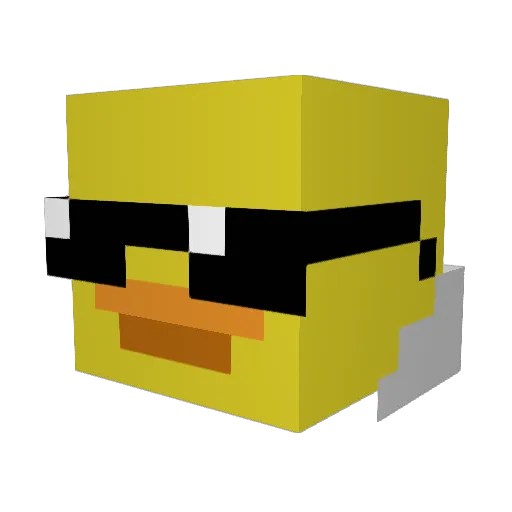 MATRIX8765 Minecraft avatar head, 3D render