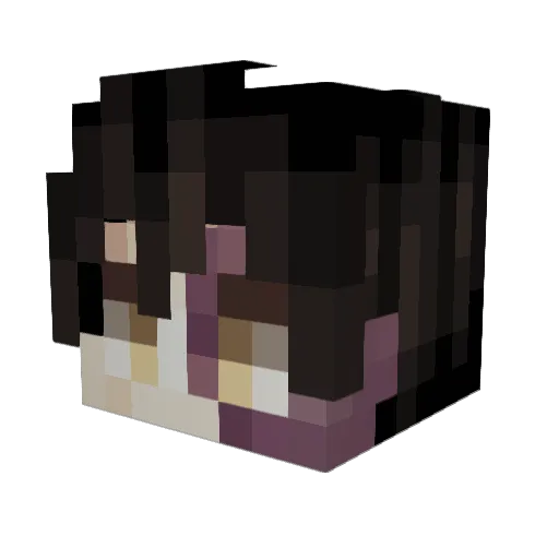 MATRO2000 Minecraft avatar head, 3D render