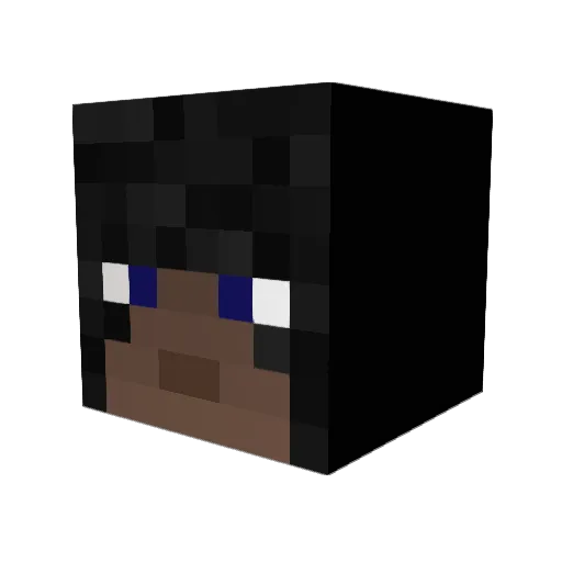 MATT4RS Minecraft avatar head, 3D render