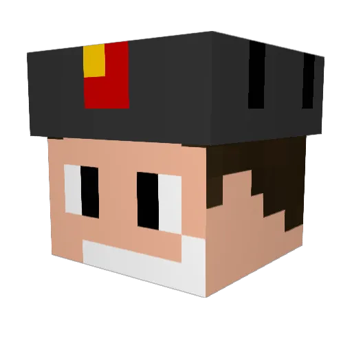 MATTHEWCLARK471 Minecraft avatar head, 3D render