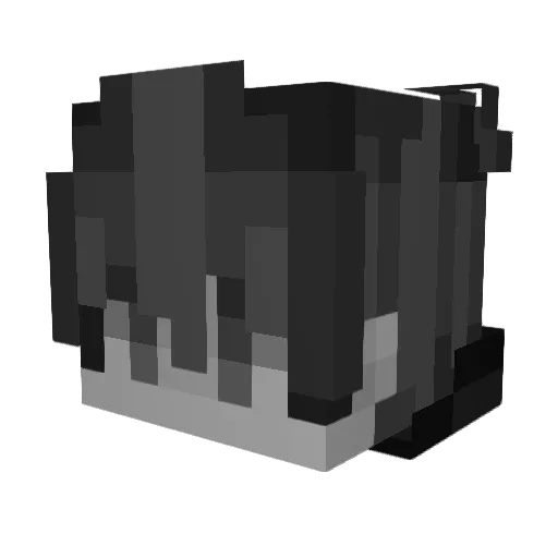 MATTIS_0 Minecraft avatar head, 3D render