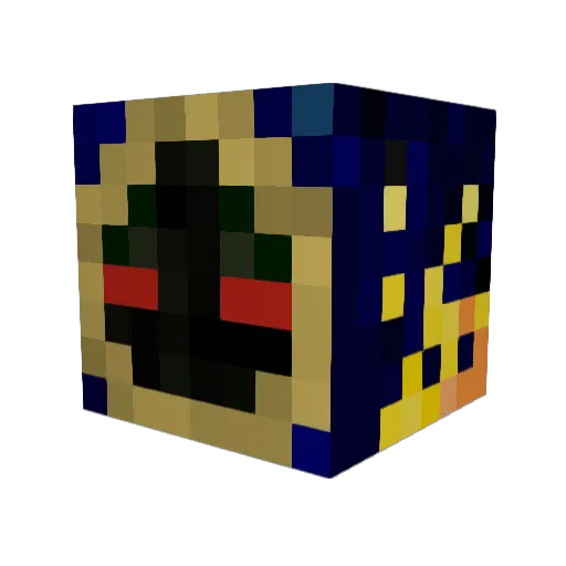 MATTMAG26 Minecraft avatar head, 3D render