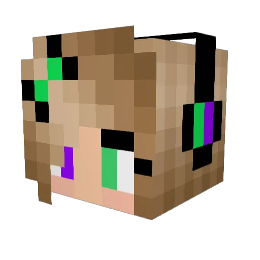 MATT_7075 Minecraft avatar head, 3D render