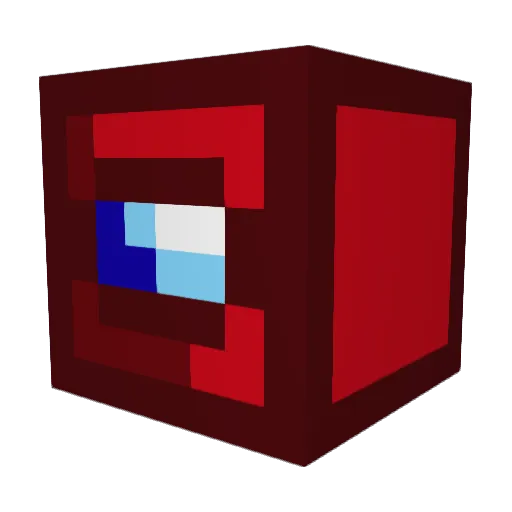 MAT_TIS Minecraft avatar head, 3D render