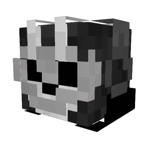 MAV502 Minecraft avatar head, 3D render