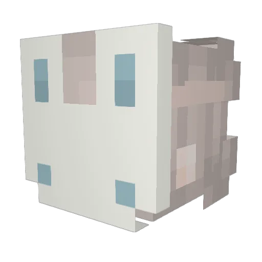 MAVISMU Minecraft avatar head, 3D render