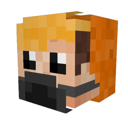 MAVLI420 Minecraft avatar head, 3D render