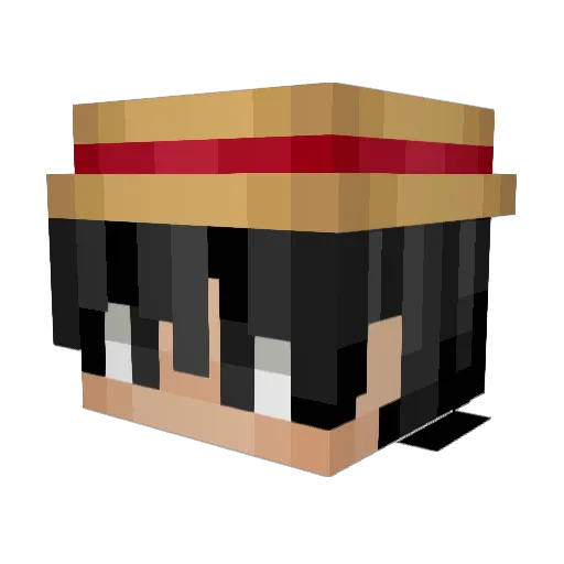 MAXGAMER0624 Minecraft avatar head, 3D render