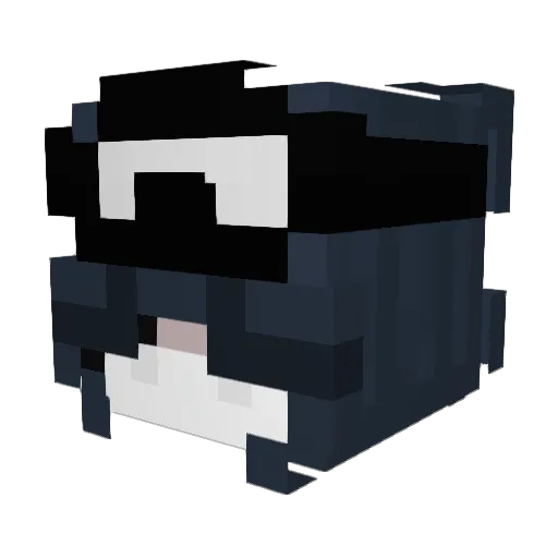 MAXIVAN1013 Minecraft avatar head, 3D render