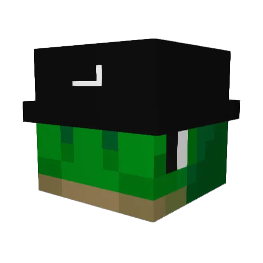 MAXSTEEL16 Minecraft avatar head, 3D render