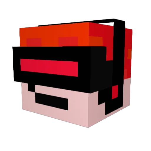 MAXWELLTJ Minecraft avatar head, 3D render