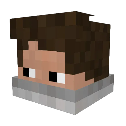 MAXX_LP Minecraft avatar head, 3D render