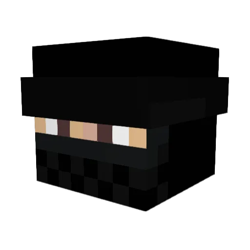 MAX_sEj Minecraft avatar head, 3D render
