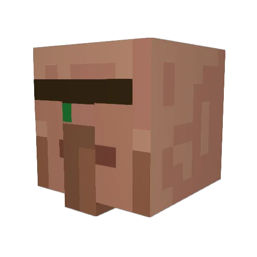 MAXandtheonlyMAX Minecraft avatar head, 3D render
