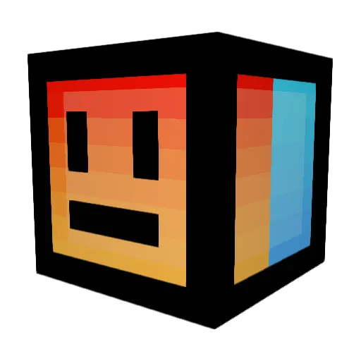 MAXcoolPC Minecraft avatar head, 3D render