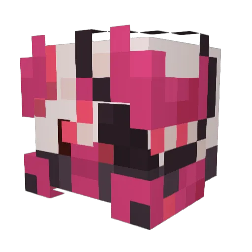 MAY0NAlSE Minecraft avatar head, 3D render