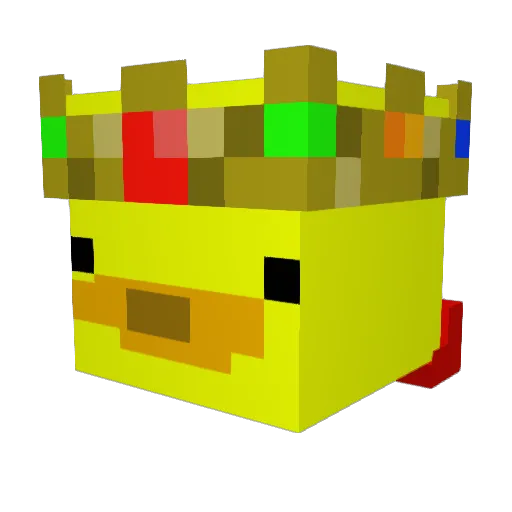 MAYDRYX Minecraft avatar head, 3D render