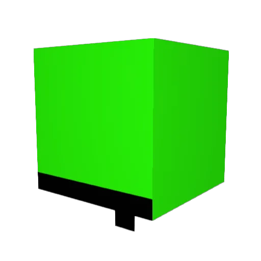 MAYSI_19 Minecraft avatar head, 3D render
