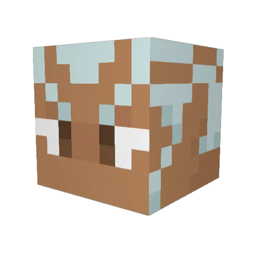 MAY_ma Minecraft avatar head, 3D render