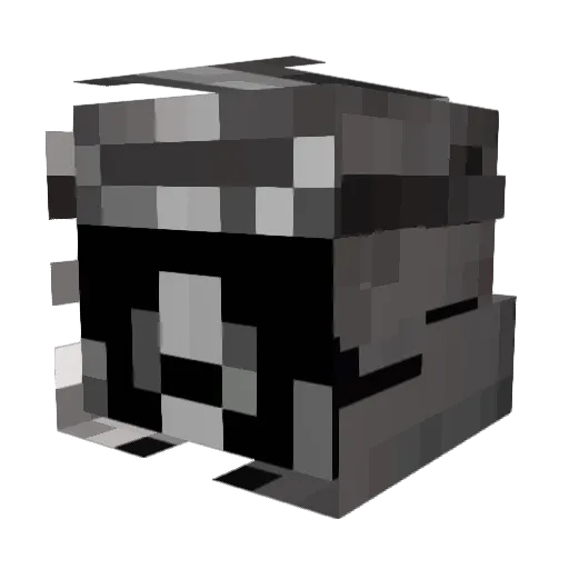MAZEROSKI Minecraft avatar head, 3D render