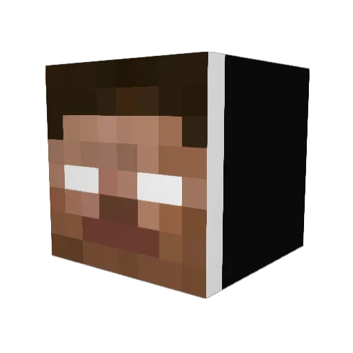 MAZvc76 Minecraft avatar head, 3D render