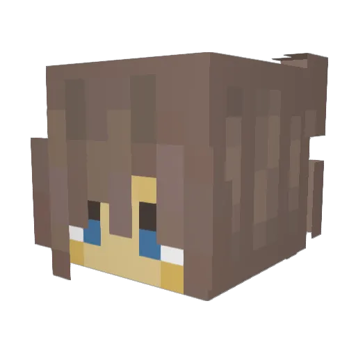 MAggelen Minecraft avatar head, 3D render