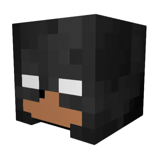 MAnel12444 Minecraft avatar head, 3D render