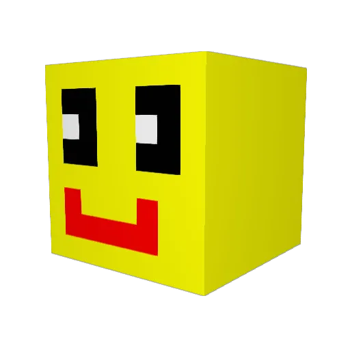 MAntek09 Minecraft avatar head, 3D render