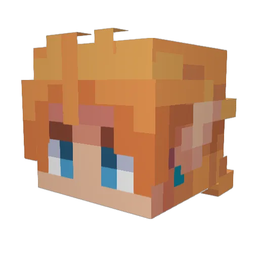MAsonIsCool123 Minecraft avatar head, 3D render