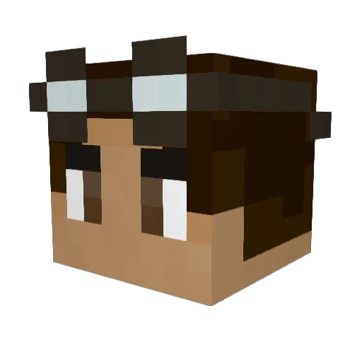 MAuricio5735 Minecraft avatar head, 3D render