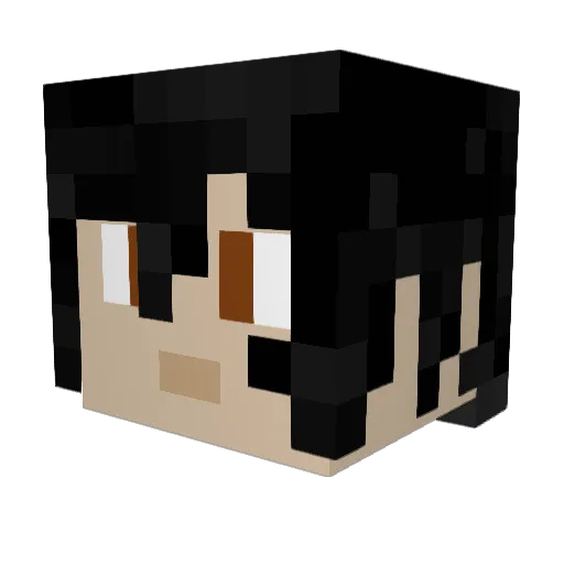 MB14GAMING14 Minecraft avatar head, 3D render
