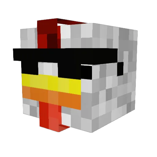 MB2Savage1179 Minecraft avatar head, 3D render