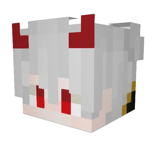 MBKOG1966 Minecraft avatar head, 3D render