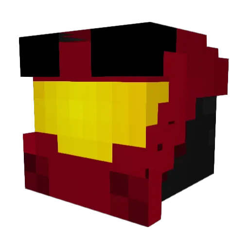 MBSHIR Minecraft avatar head, 3D render