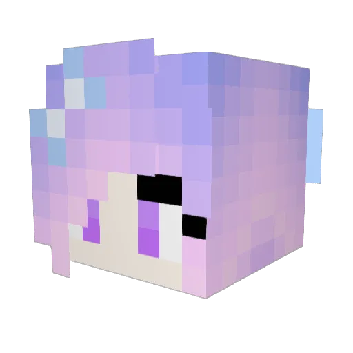 MB_1379 Minecraft avatar head, 3D render