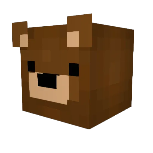 MBartling Minecraft avatar head, 3D render